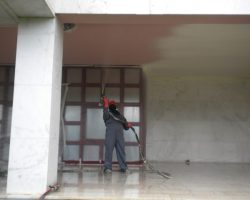 Bodrum Tavanı Poliüretan Sprey Uygulaması Bodrum Tavanı Poliüretan Sprey Uygulaması
